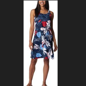 Columbia Women's PFG Freezer III Dress America Red White & Blue   - Size XL